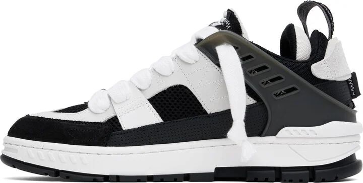 Axel Arigato Black & White Area Patchwork Sneakers - Image 3