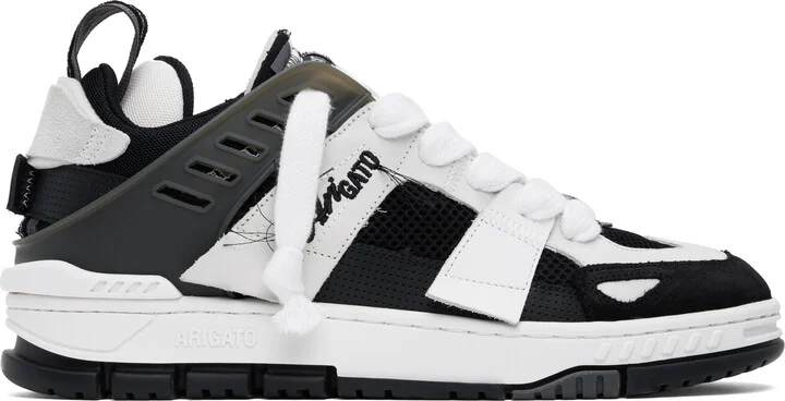 Axel Arigato Black & White Area Patchwork Sneakers