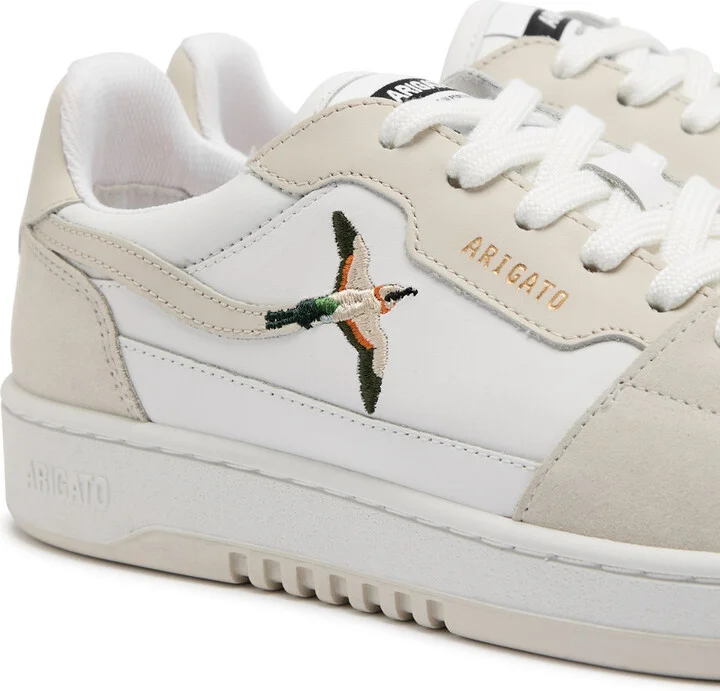 Axel Arigato Dice Lo Embroidered Leather Sneakers - Image 4
