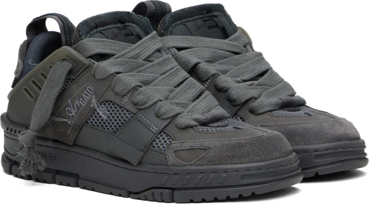 Axel Arigato Gray Area Patchwork Sneakers - Image 4