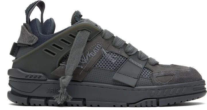 Axel Arigato Gray Area Patchwork Sneakers