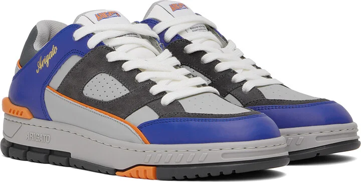 Axel Arigato Gray & Blue Area Team Colours Sneakers - Image 4