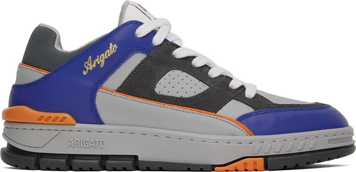 Axel Arigato Gray & Blue Area Team Colours Sneakers