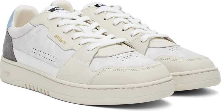 Axel Arigato Gray & Off-White Dice Lo Sneakers - Image 4