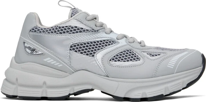 Axel Arigato Gray & Silver Marathon Runner Sneakers