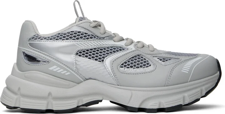 Axel Arigato Gray & Silver Marathon Sneakers
