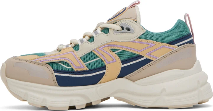 Axel Arigato Green & Beige Marathon R-Trail Sneakers - Image 3