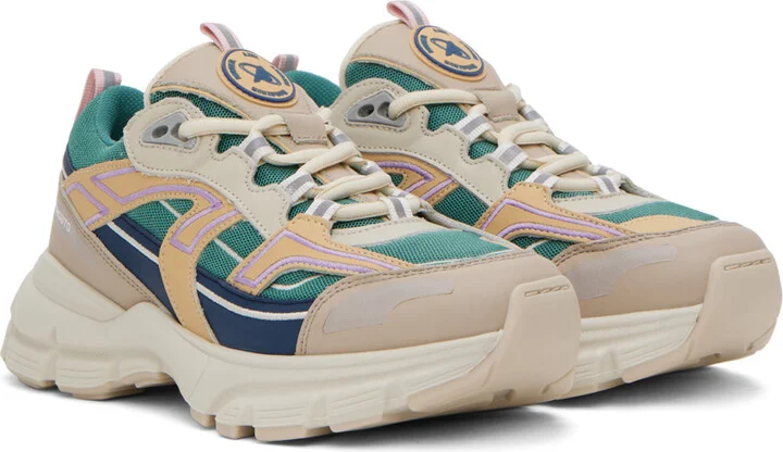 Axel Arigato Green & Beige Marathon R-Trail Sneakers - Image 4