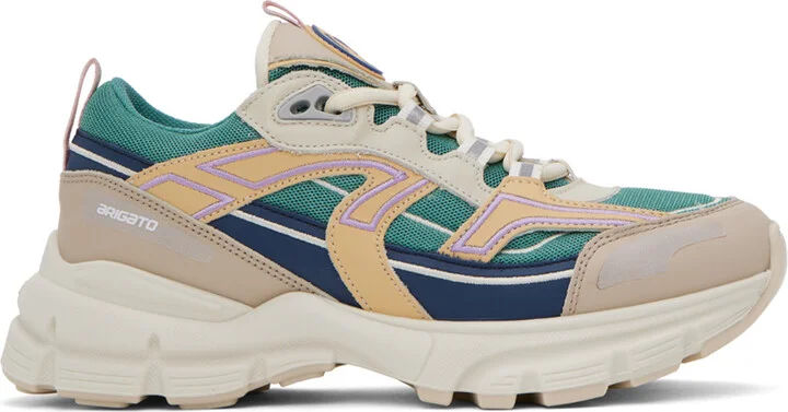 Axel Arigato Green & Beige Marathon R-Trail Sneakers