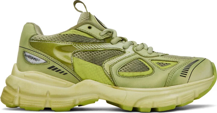 Axel Arigato Green Marathon Dip-Dye Sneakers