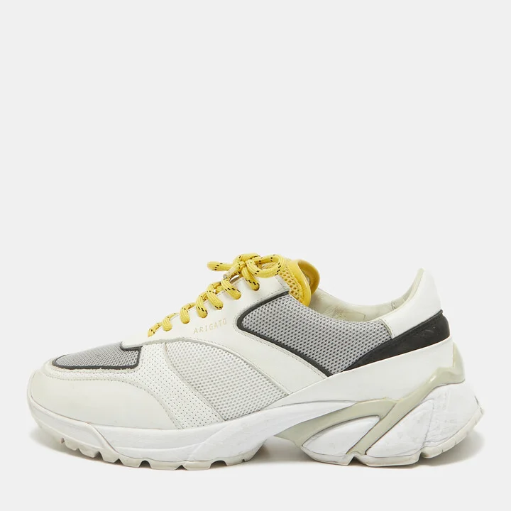 Axel Arigato Multicolor Leather and Mesh Marathon Sneakers Size 40