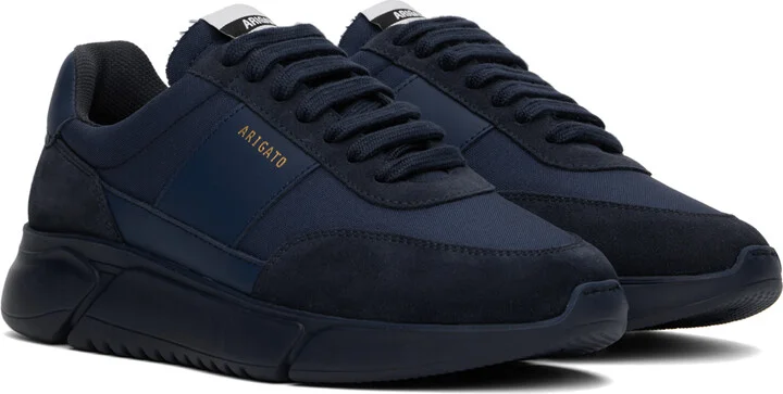 Axel Arigato Navy Genesis Vintage Runner Sneakers - Image 4