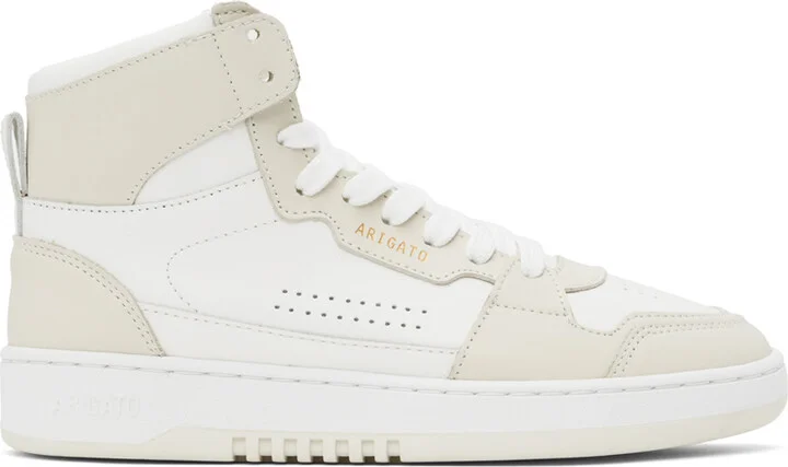 Axel Arigato Off-White & Beige Dice Hi Sneakers