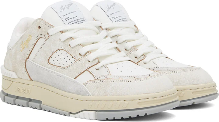 Axel Arigato Off-White & Gray Area Lo Sneakers - Image 4