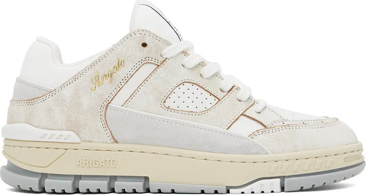 Axel Arigato Off-White & Gray Area Lo Sneakers