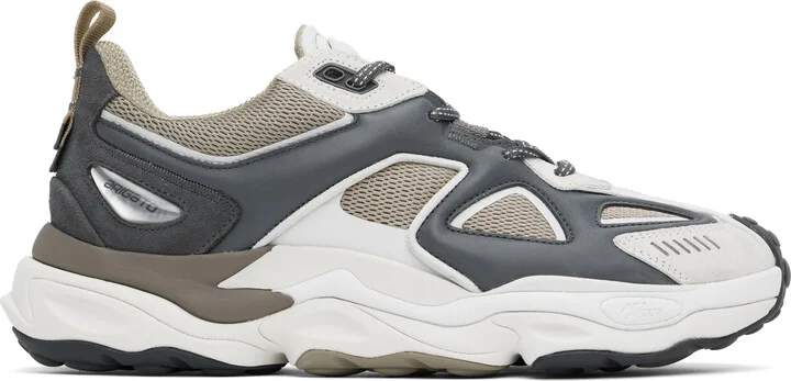 Axel Arigato Off-White & Gray Satellite Runner Sneakers