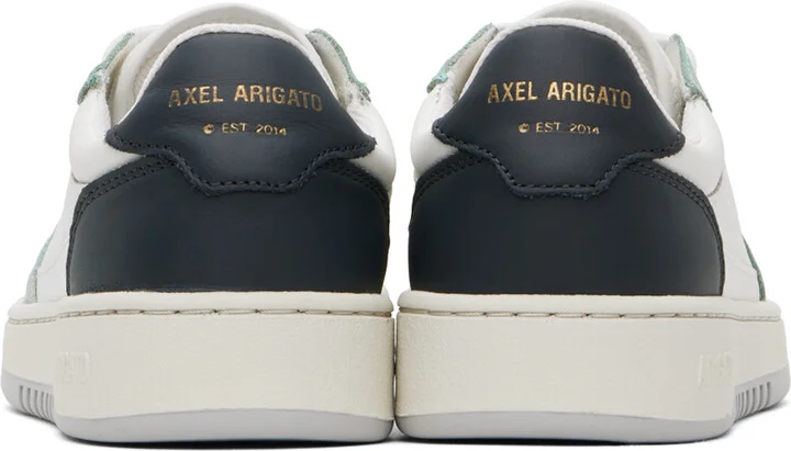 Axel Arigato Off-White & Green Dice Lo Sneakers - Image 2