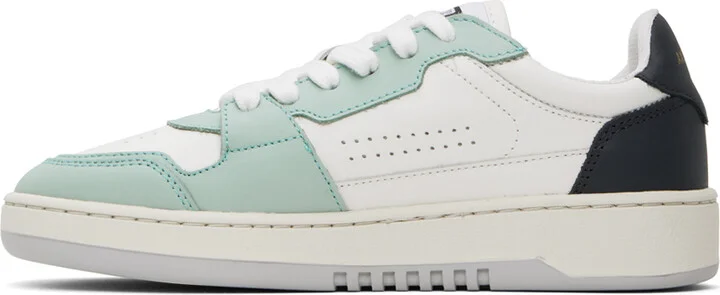 Axel Arigato Off-White & Green Dice Lo Sneakers - Image 3