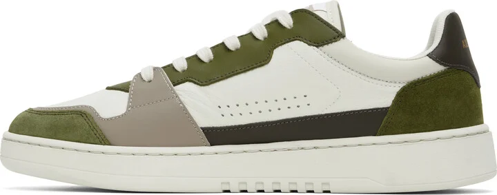 Axel Arigato Off-White & Green Dice Lo Sneakers - Image 3