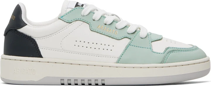 Axel Arigato Off-White & Green Dice Lo Sneakers