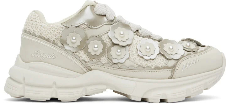 Axel Arigato Off-White Marathon FLWR Runner Sneakers