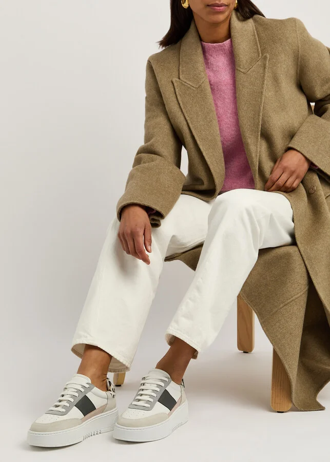 Axel Arigato Orbit Vintage Panelled Leather Sneakers - Image 4