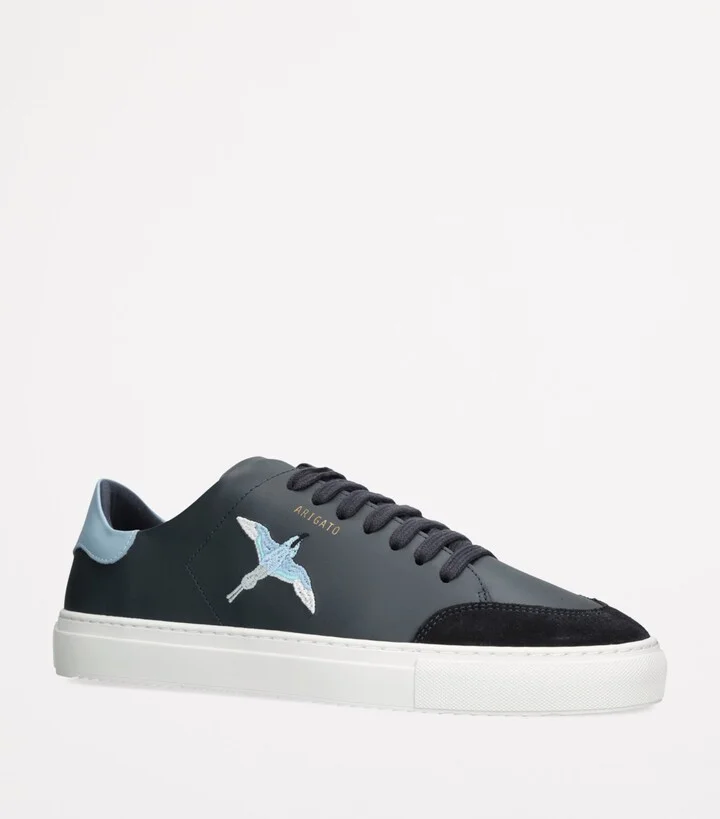 Axel Arigato Suede Clean Bee Bird Low-Top Sneaker - Image 3