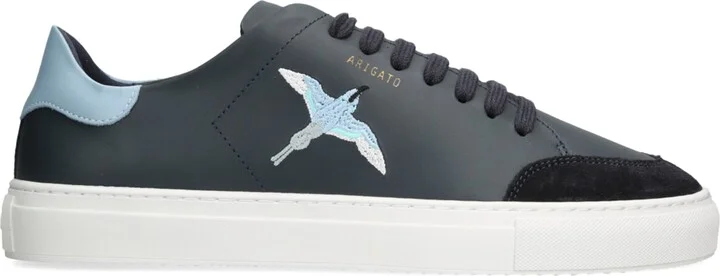 Axel Arigato Suede Clean Bee Bird Low-Top Sneaker