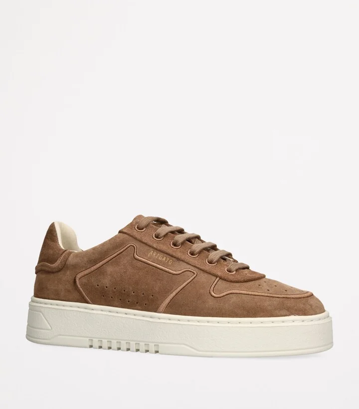 Axel Arigato Suede Orbit Embroidery Low-Top Sneakers - Image 3