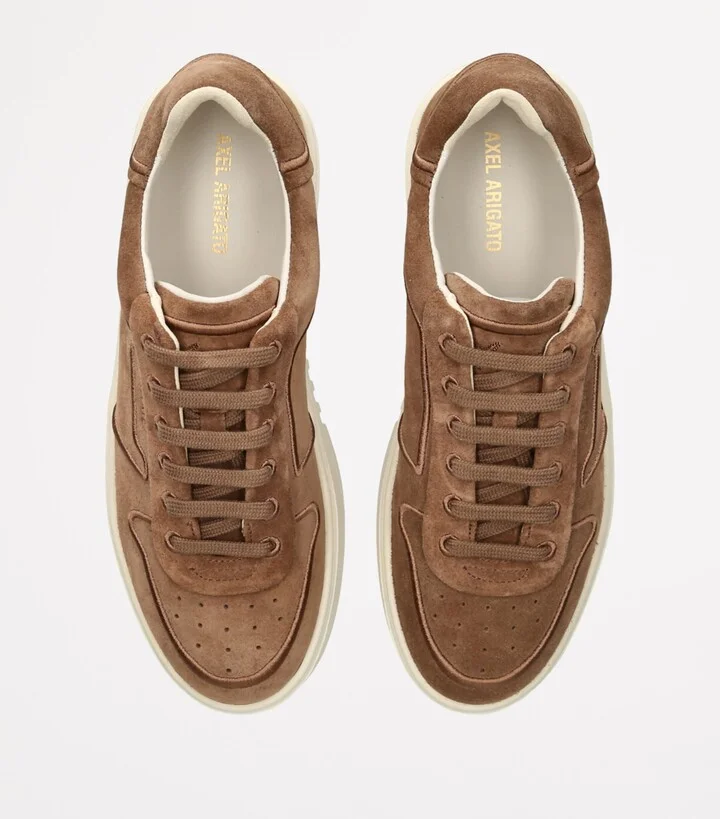 Axel Arigato Suede Orbit Embroidery Low-Top Sneakers - Image 4