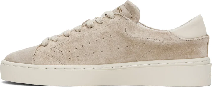 Axel Arigato Taupe Court Suede Sneakers - Image 3