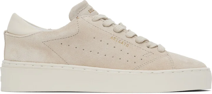 Axel Arigato Taupe Court Suede Sneakers