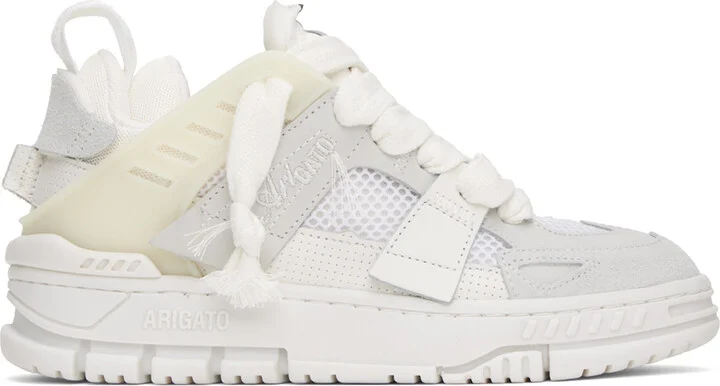 Axel Arigato White Area Patchwork Sneakers