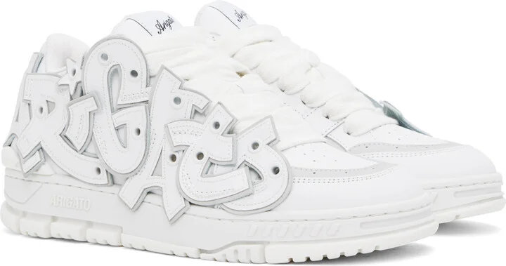 Axel Arigato White Area Typo Sneakers - Image 4