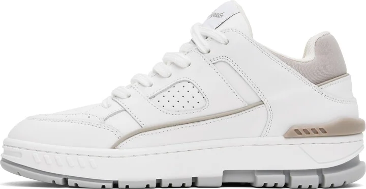 Axel Arigato White & Beige Area Lo Sneakers - Image 3