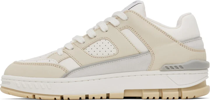 Axel Arigato White & Beige Area Lo Sneakers - Image 3