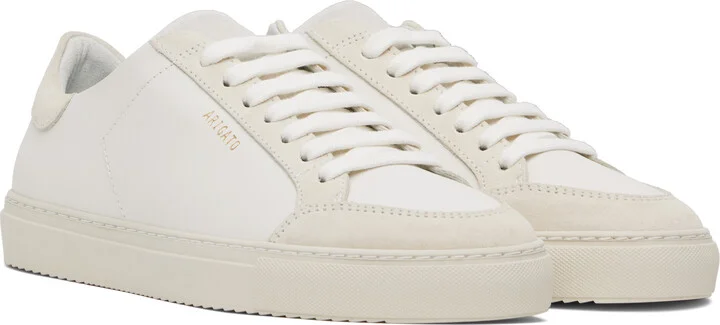 Axel Arigato White & Beige Clean 90 Triple Sneakers - Image 4