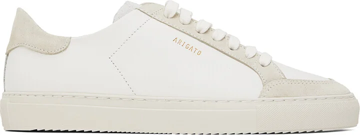 Axel Arigato White & Beige Clean 90 Triple Sneakers