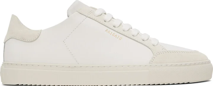 Axel Arigato White & Beige Clean 90 Triple Sneakers