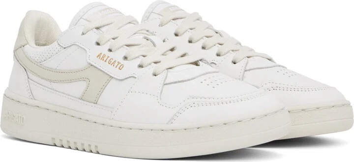 Axel Arigato White & Beige Dice-A Sneakers - Image 4