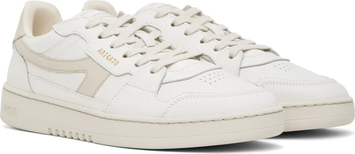 Axel Arigato White & Beige Dice-A Sneakers - Image 4