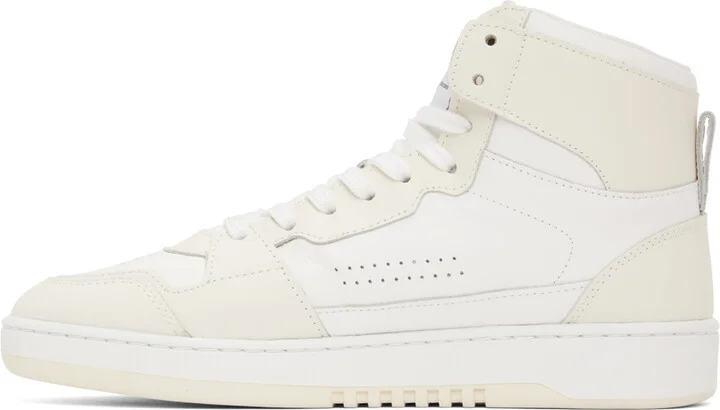 Axel Arigato White & Beige Dice Hi Sneakers - Image 3