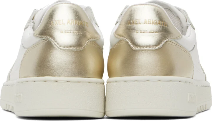 Axel Arigato White & Beige Dice Lo Sneakers - Image 2