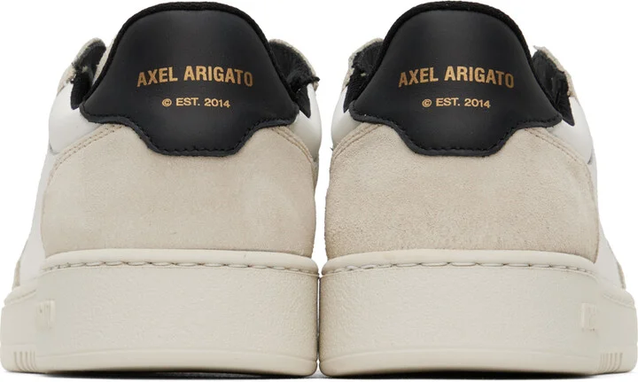 Axel Arigato White & Beige Dice Lo Sneakers - Image 2