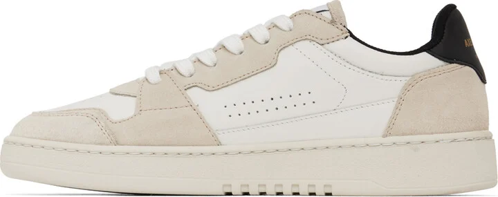 Axel Arigato White & Beige Dice Lo Sneakers - Image 3