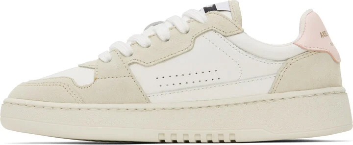 Axel Arigato White & Beige Dice Lo Sneakers - Image 3