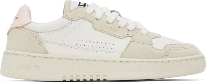 Axel Arigato White & Beige Dice Lo Sneakers