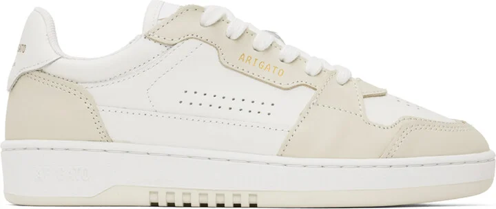 Axel Arigato White & Beige Dice Lo Sneakers