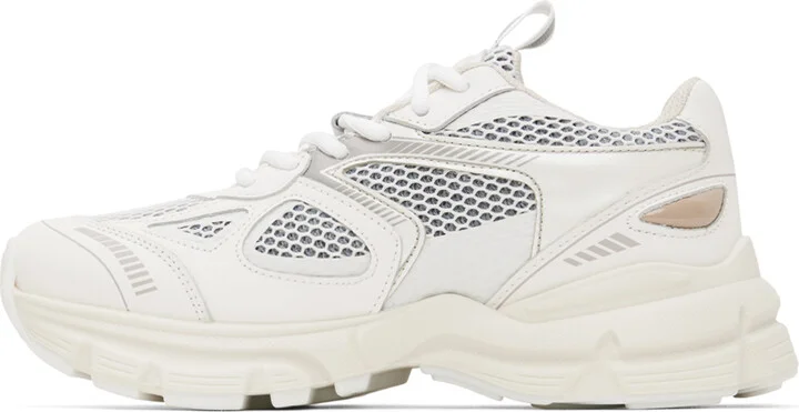 Axel Arigato White & Beige Marathon Sneakers - Image 3