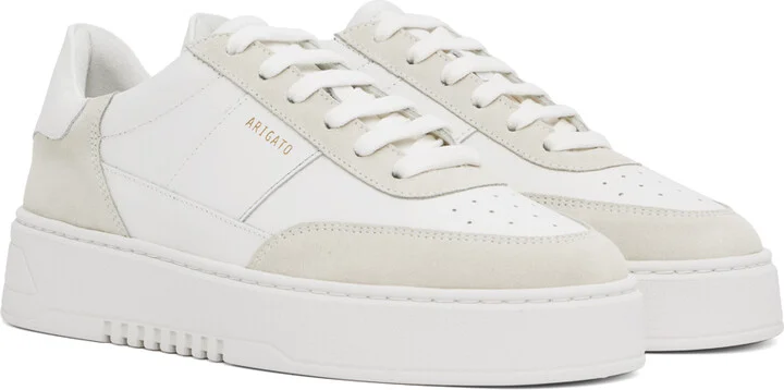 Axel Arigato White & Beige Orbit Vintage Sneakers - Image 4